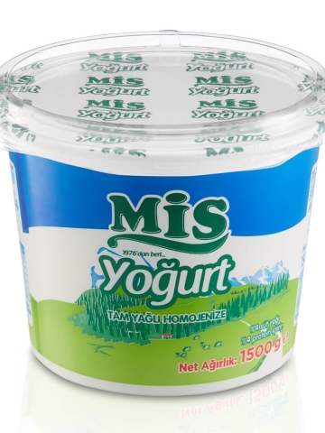 Mis Yoğurt Tam Yağlı Homojenize 1500 Gr