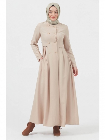 Setrms Çift Düğmeli Pardösü