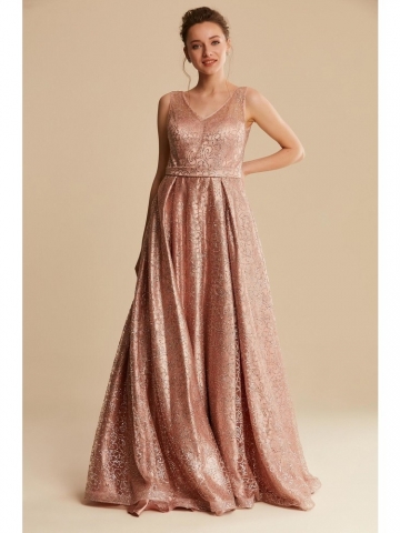 Tuğba & Venn Kadın Işıltılı Abiye Elbise