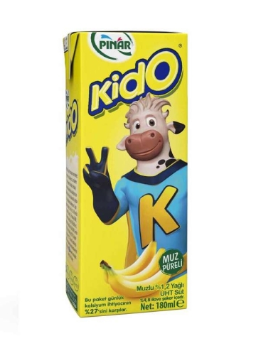 Pınar Kido Muzlu Süt 180 Ml