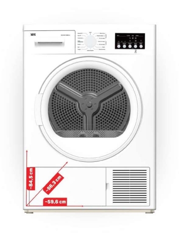 SEG KM IP 8000 A+ 8 Kg Çamaşır Kurutma Makinesi