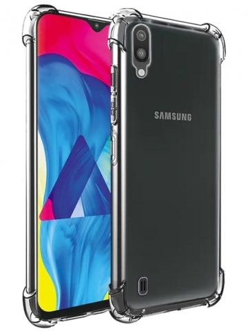 Samsung Galaxy M10 Kılıf Köşe Korumalı Şeffaf