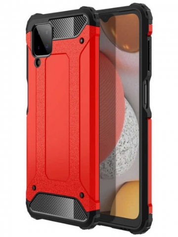 Samsung Galaxy A12 Kılıf Tam Koruma Tank Zırh Silikon Kapak