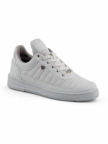 077 Beyaz Beyaz Dikişli Taban Yazlık Erkek Spor Ayakkabı