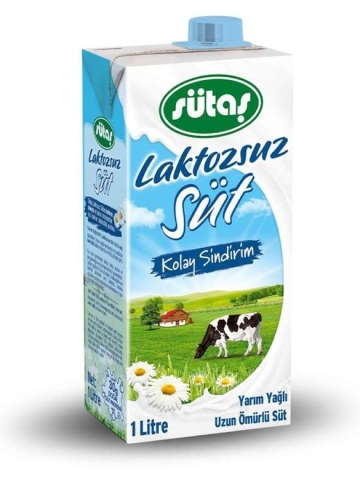Sütaş Laktozsuz Süt 1 L