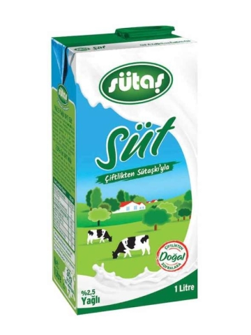 Sütaş Süt (%2,5 Yağlı) 1 L