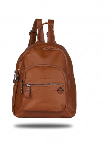 Suat Saraç Bayan Sırt Çanta Yıkama Deri Kadın Çanta 456411