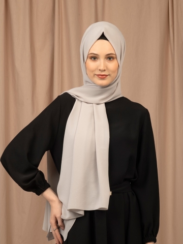 Krep Şal - Bej - ŞALESS