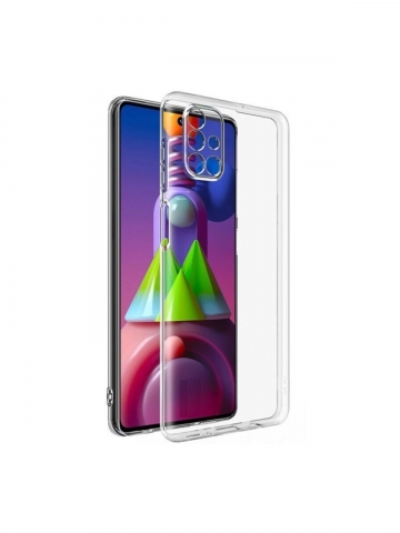 Teleplus Galaxy M51 Kılıf Kamera Korumalı Silikon Şeffaf