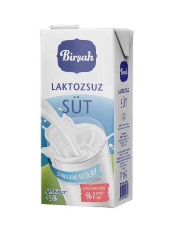 Birşah Süt Laktozsuz 1 L